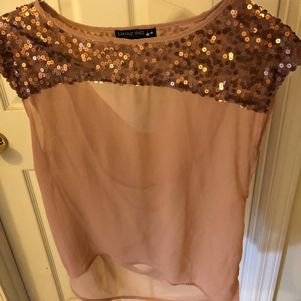 Sequin top
